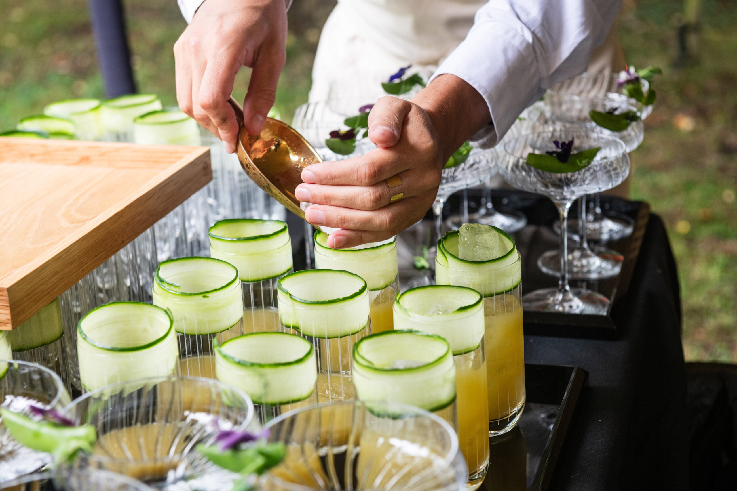 Drinks Outside Cucumber